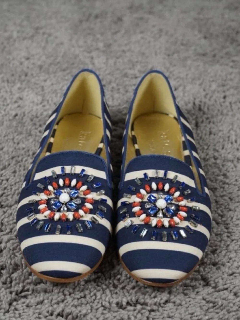 Kate Spade New York Women's Blue and Navy Loafers